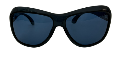 Saint Laurent Gafas, 90€, Accesorios, Azul/Negro, Tafetán - Acetato, Vista frontal